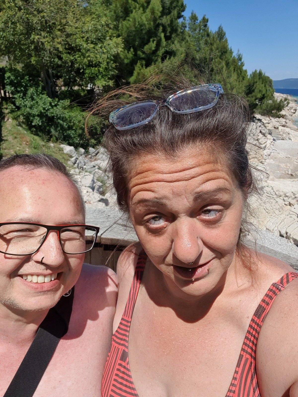 Selfie an der Küste von Rabac, 2026